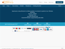 Tablet Screenshot of ishell.pl